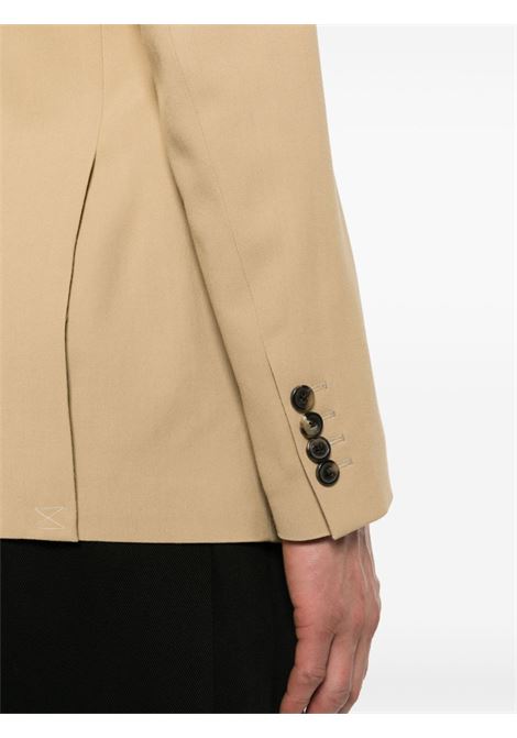 Beige single-breasted blazer - men DRIES VAN NOTEN | 2410204028312101